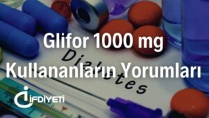 Glifor 1000 mg Kullananların Yorumları